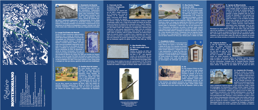roteiro literário montemoriano | mapa