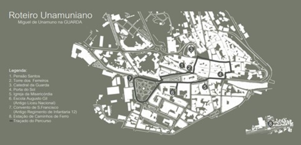roteiro literário unamuniano | mapa