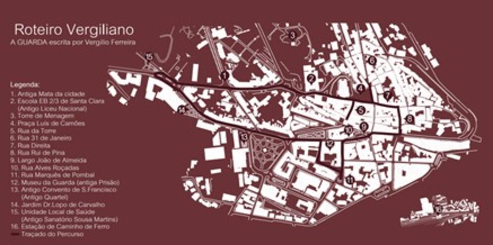 roteiro literário vergiliano | mapa