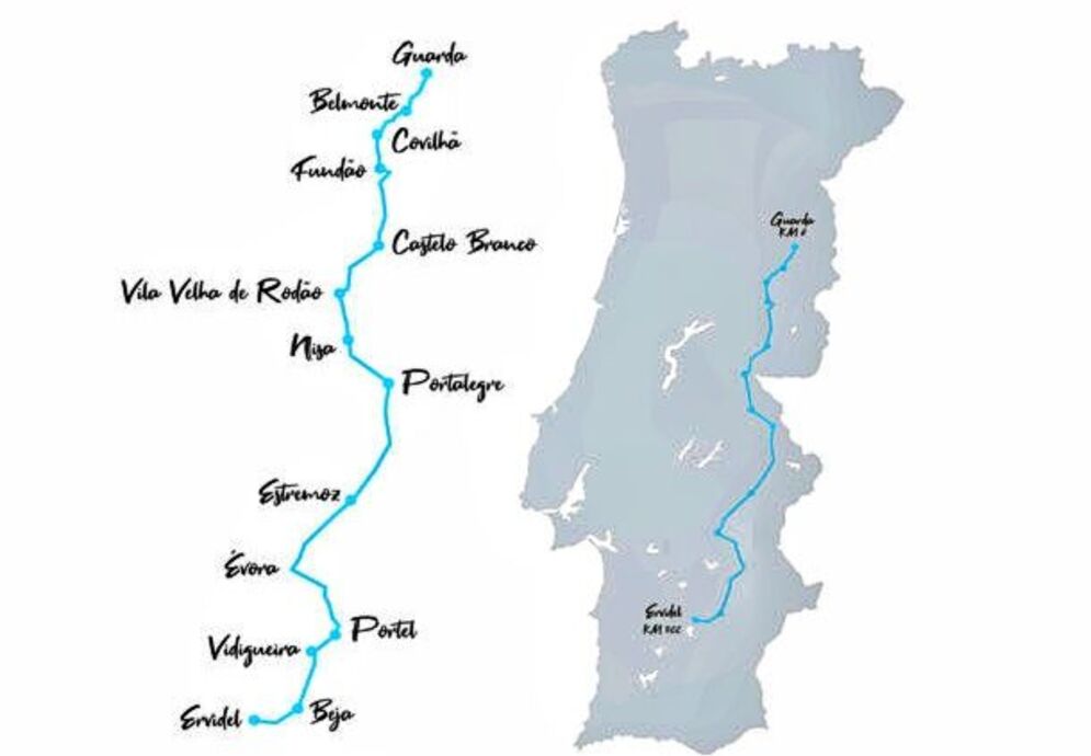 rota estrada nacional 18