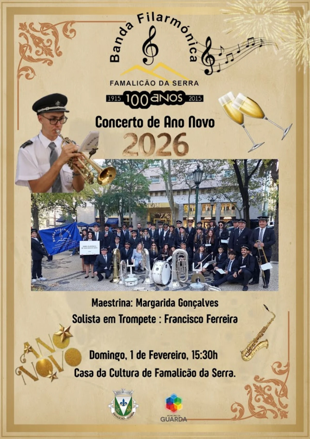 MÚSICA | Concerto de Ano Novo da Banda Filarmónica de Famalicão da Serra