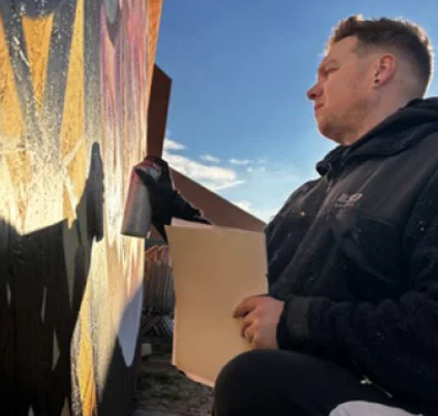 PERFORMANCE ARTÍSTICA/ARTE URBANA | Um Galo A Arder